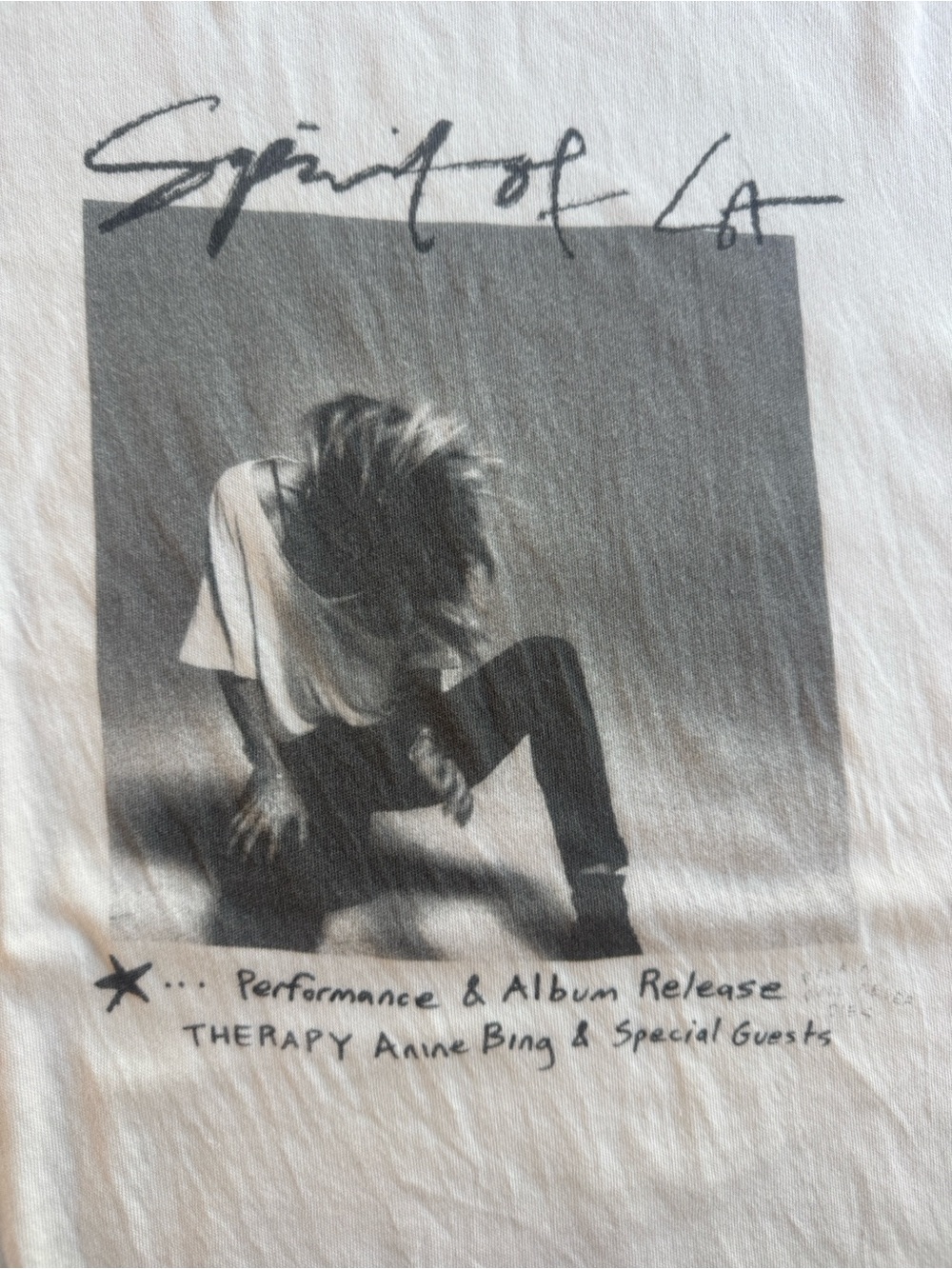 Anine Bing White 'Spirit of LA' Graphic Short Sleeve Tee - Picture 9 of 14